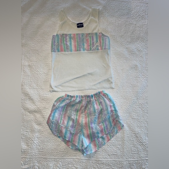 Vintage in sport 80s workout set - Picture 2 of 7